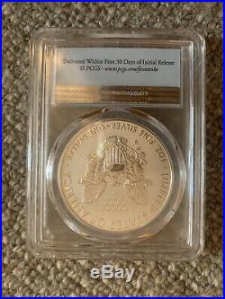 2019-S Enhanced Reverse Proof Silver Eagle PCGS PR70 First Strike with Box and COA