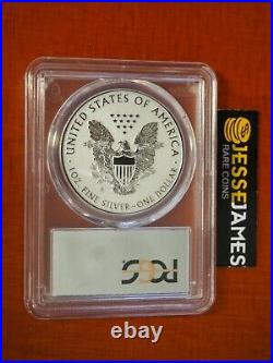 2019 S Enhanced Reverse Proof Silver Eagle Pcgs Pr70 First Strike With Box/coa
