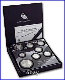 2019 S Limited Edition Silver Proof Set unopened in Mint box