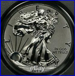 2019-S PCGS PR70 ENHANCED REVERSE PROOF SILVER EAGLE FIRST STRIKE With BOX & COA