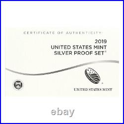 2019 S Proof Set 10 Pack 90% Silver Original Boxes & COA's US Mint 100 Coin Lot