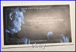 2019-S SILVER 10pc Proof Set + box & COA. INCLUDES BONUS reverse pf W-mint cent