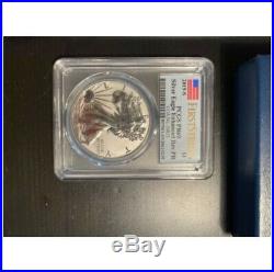 2019-S Silver Eagle ENHANCED REVERSE Proof PCGS PR69 First Strike withBox & COA