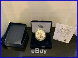 2019-S Silver Eagle Enhanced Reverse Proof with COA and box