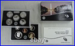 2019-S Silver Proof Set COA Box 10 Coins 90% US Mint NO W CENT