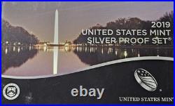 2019-S Silver Proof Set OGP & COA Box 10 Coins 99.9% US Mint