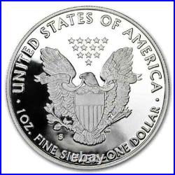 2019 S US American Silver Eagle $1 Dollar Proof Coin withBox & COA