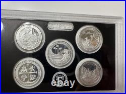 2019-S US Silver Proof Set COA Box, 1.509 Troy oz of. 999 Fine Silver