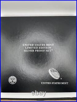 2019 S U. S. Mint Limited Edition Silver Proof Set WithBox & COA