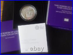 2019 Silver Proof Piedfort £5 Coin Box's + Coa Tower Of London The Crown Jewels