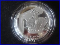 2019 Silver Proof Piedfort £5 Coin Box's + Coa Tower Of London The Crown Jewels
