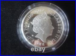 2019 Silver Proof Piedfort £5 Coin Box's + Coa Tower Of London The Crown Jewels