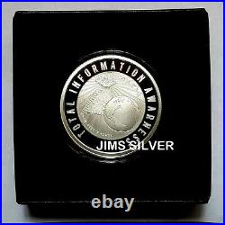 2019 Silver Shield DARPA 1 oz Silver PROOF with COA & BOX! SHIPPING NOW! 515 Mint