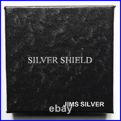 2019 Silver Shield In-Q-Tel 1 oz Silver PROOF with BOX & COA# 407.999 Pure Silver