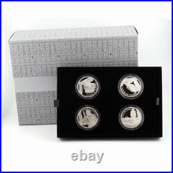 2019 Tower of London £5 Silver Proof 4-Coin Set with Box & COAs Royal Mint