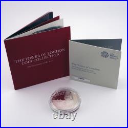 2019 Tower of London £5 Silver Proof 4-Coin Set with Box & COAs Royal Mint