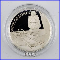 2019 Tower of London £5 Silver Proof 4-Coin Set with Box & COAs Royal Mint