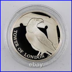 2019 Tower of London £5 Silver Proof 4-Coin Set with Box & COAs Royal Mint