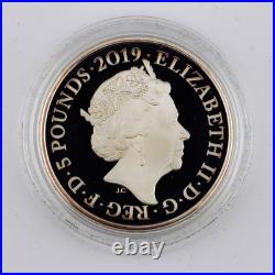 2019 Tower of London £5 Silver Proof 4-Coin Set with Box & COAs Royal Mint