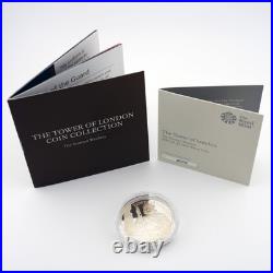 2019 Tower of London £5 Silver Proof 4-Coin Set with Box & COAs Royal Mint