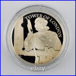 2019 Tower of London £5 Silver Proof 4-Coin Set with Box & COAs Royal Mint