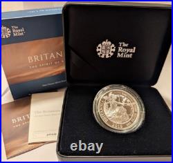 2019 UK Britannia Silver Proof £2, 1 oz. 999 Coin with Box & COA, LOW MINTAGE
