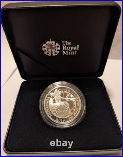 2019 UK Britannia Silver Proof £2, 1 oz. 999 Coin with Box & COA, LOW MINTAGE