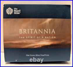2019 UK Britannia Silver Proof £2, 1 oz. 999 Coin with Box & COA, LOW MINTAGE