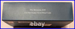 2019 UK Britannia Silver Proof £2, 1 oz. 999 Coin with Box & COA, LOW MINTAGE