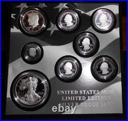 2019 US Mint Limited Edition Silver Proof Set withBox & COA