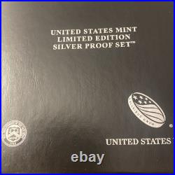2019 US Mint Limited Edition Silver Proof Set withOriginal Box & COA