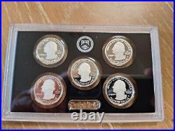 2019 US Mint SILVER Proof Set, original box COA & 2019-W Rev Proof cent