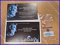 2019 US Mint SILVER Proof Set, original box COA & 2019-W Rev Proof cent