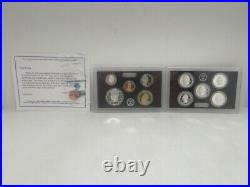 2019 US Mint Silver Proof Set 10 Coins Plus W Reverse Proof Cent No Box or COA