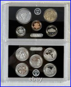 2019 US Mint Silver Proof Set S San Francisco Box & COA
