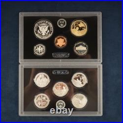 2019 US Mint Silver Proof Set with box & COA Free Shipping USA