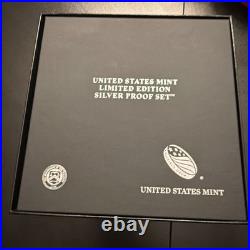 2019 United States Mint Limited Edition Silver Proof Set Original Box With COA