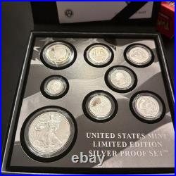 2019 United States Mint Limited Edition Silver Proof Set Original Box With COA