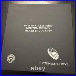 2019 United States Mint Limited Edition Silver Proof Set Original Box With COA