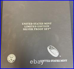 2019-s United States Mint 8 Coin Limited Edition Silver Proof Set Box & Coa #33