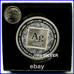 2020 2 oz. Monster Silver Round-Silver Shield CRYPTO AG Proof with COA & BOX