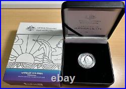 2020 $5 Australian Spinner Dolphin High Relief Proof 1 Oz 999 Silver BOX & COA