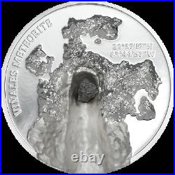 2020 $5 Cook Islands VINALES METEORITE- 1oz 999 SILVER Proof Coin withBox/COA