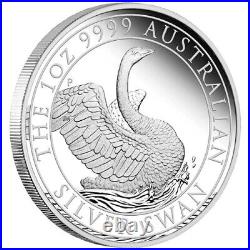 2020 Australia Silver Swan 1oz 99.99 Coin Perth Mint Unopened Box Free S/h