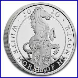 2020 GB Proof 1 oz Silver Queen's Beasts White Horse (withBox, COA) SKU#208125