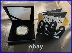 2020 Great Britain Queen Music Legends 1oz Silver Proof Box COA # 4435 2020 Great Britain Queen Music Legends 1oz Silver Proof Box COA # 4435