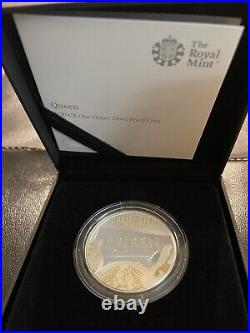 2020 Great Britain Queen Music Legends 1oz Silver Proof Box COA # 4435 2020 Great Britain Queen Music Legends 1oz Silver Proof Box COA # 4435