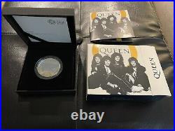 2020 Great Britain Queen Music Legends 1oz Silver Proof Box COA # 4435 2020 Great Britain Queen Music Legends 1oz Silver Proof Box COA # 4435