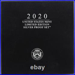 2020 Limited Edition Silver Proof Set Black Box & COA 7 Coins and Silver Eagle 2020 Limited Edition Silver Proof Set Black Box & COA 7 Coins and Silver Eagle