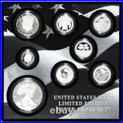 2020 Limited Edition Silver Proof Set Black Box & COA 7 Coins and Silver Eagle 2020 Limited Edition Silver Proof Set Black Box & COA 7 Coins and Silver Eagle